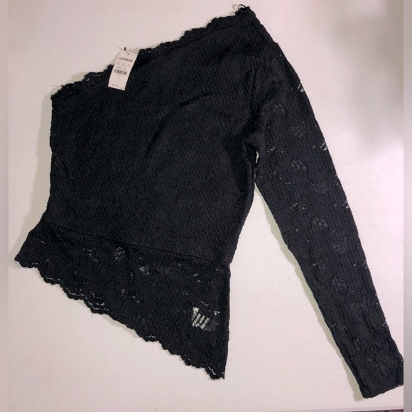 Express One Shoulder Small Top NWT - Picture 1 of 6
